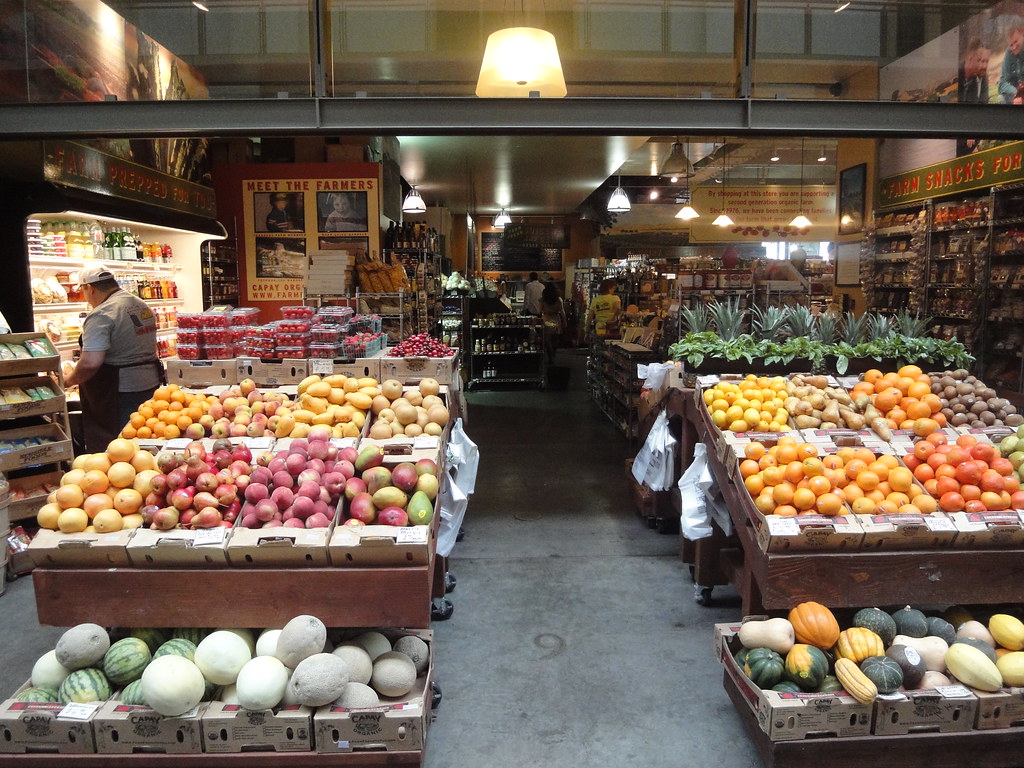 Farmers market at the Ferry Building